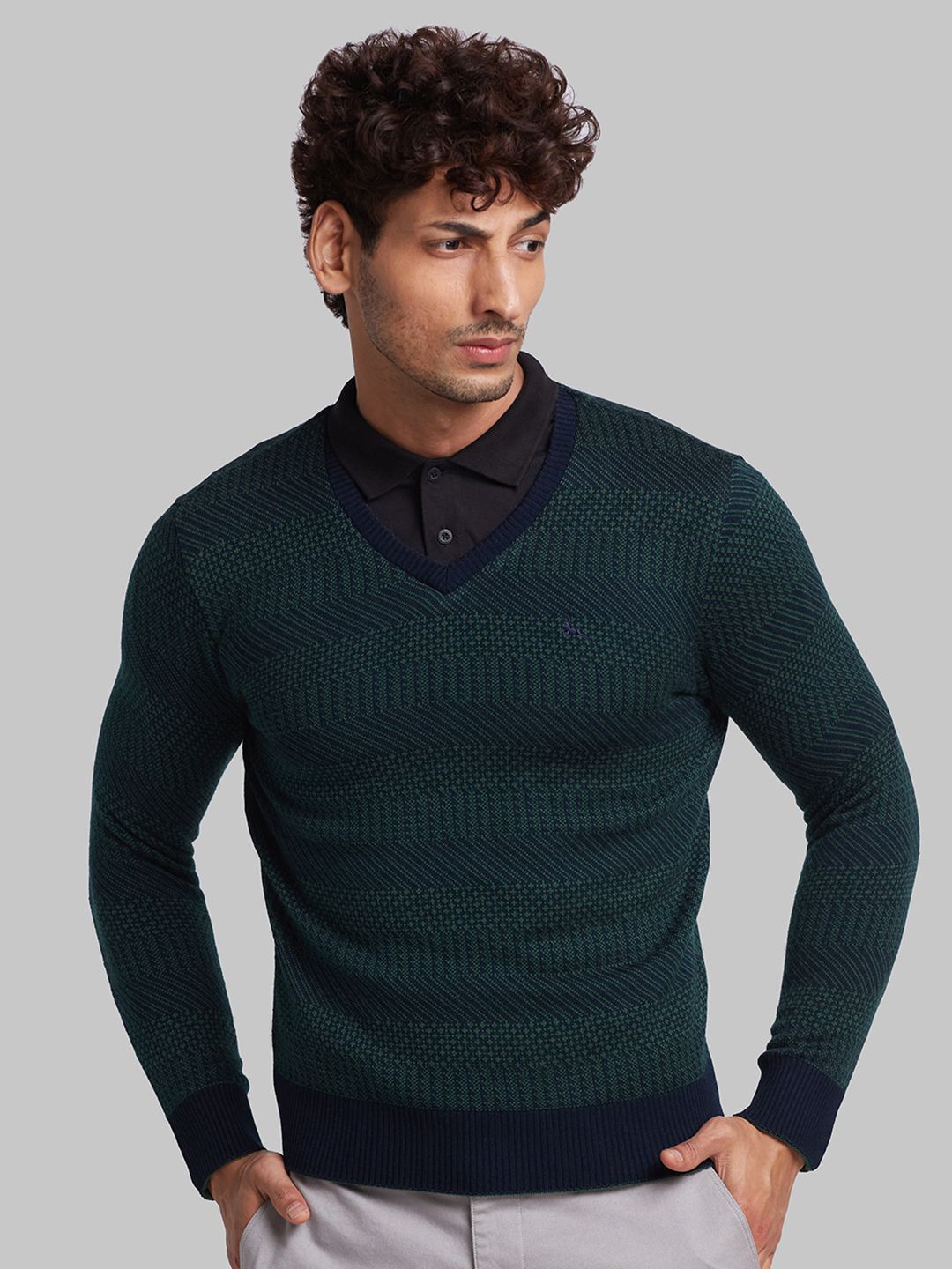 

Parx Men Pullover, Green