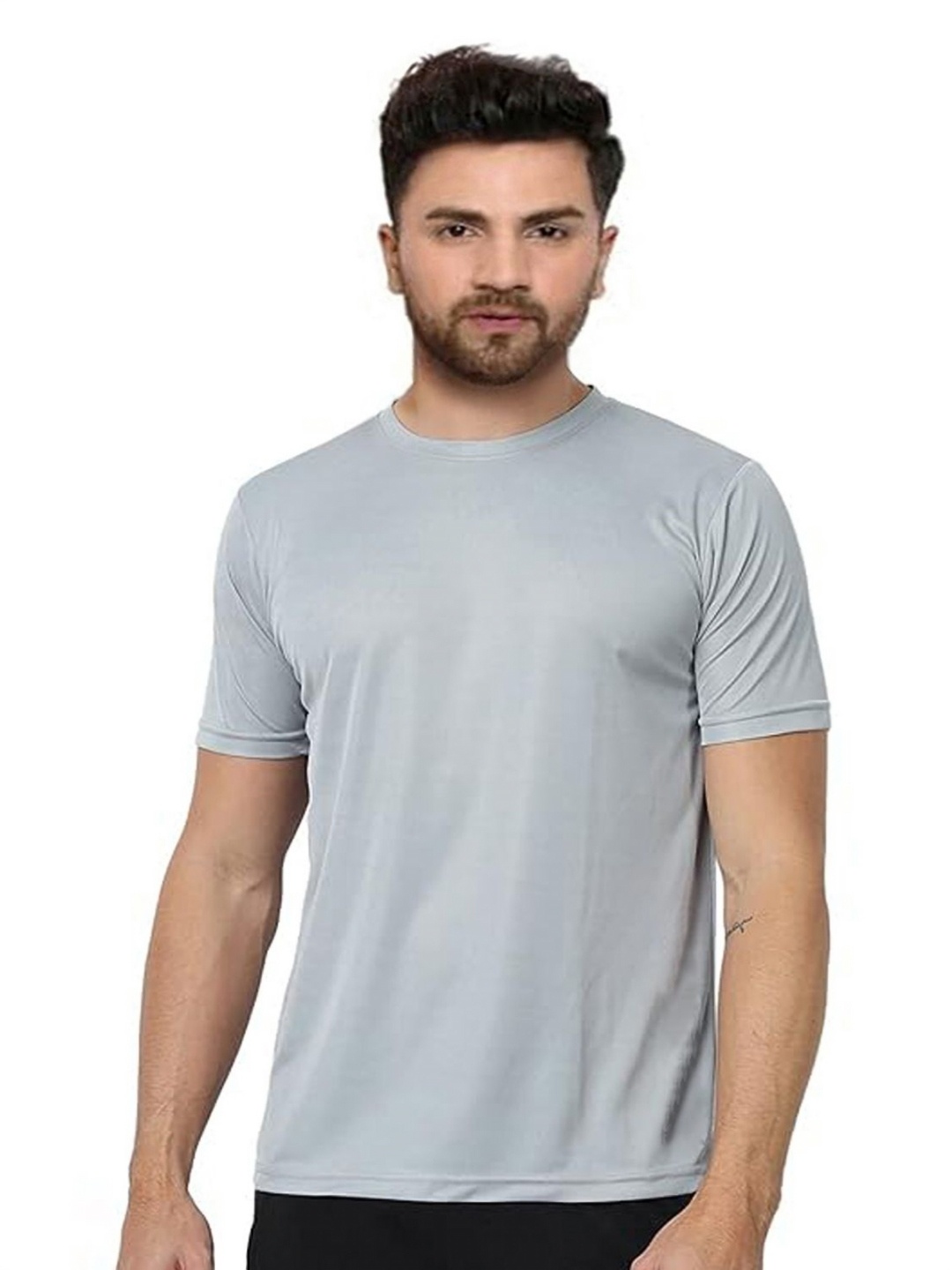 

Diving Deep Men Raw Edge T-shirt, Grey