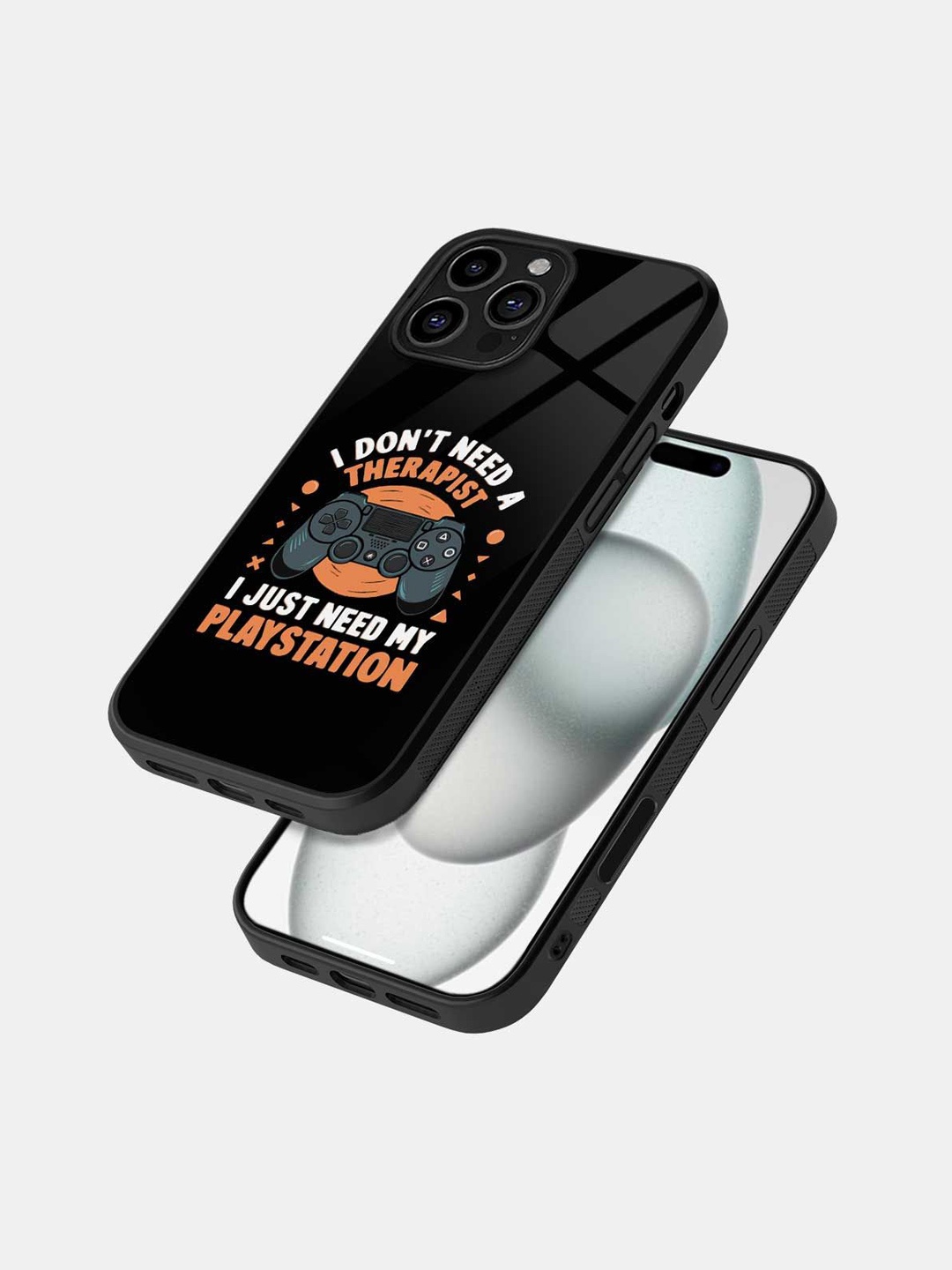 

macmerise Typography Printed iPhone 16 Pro Bumper Case Mobile Accessories, Black