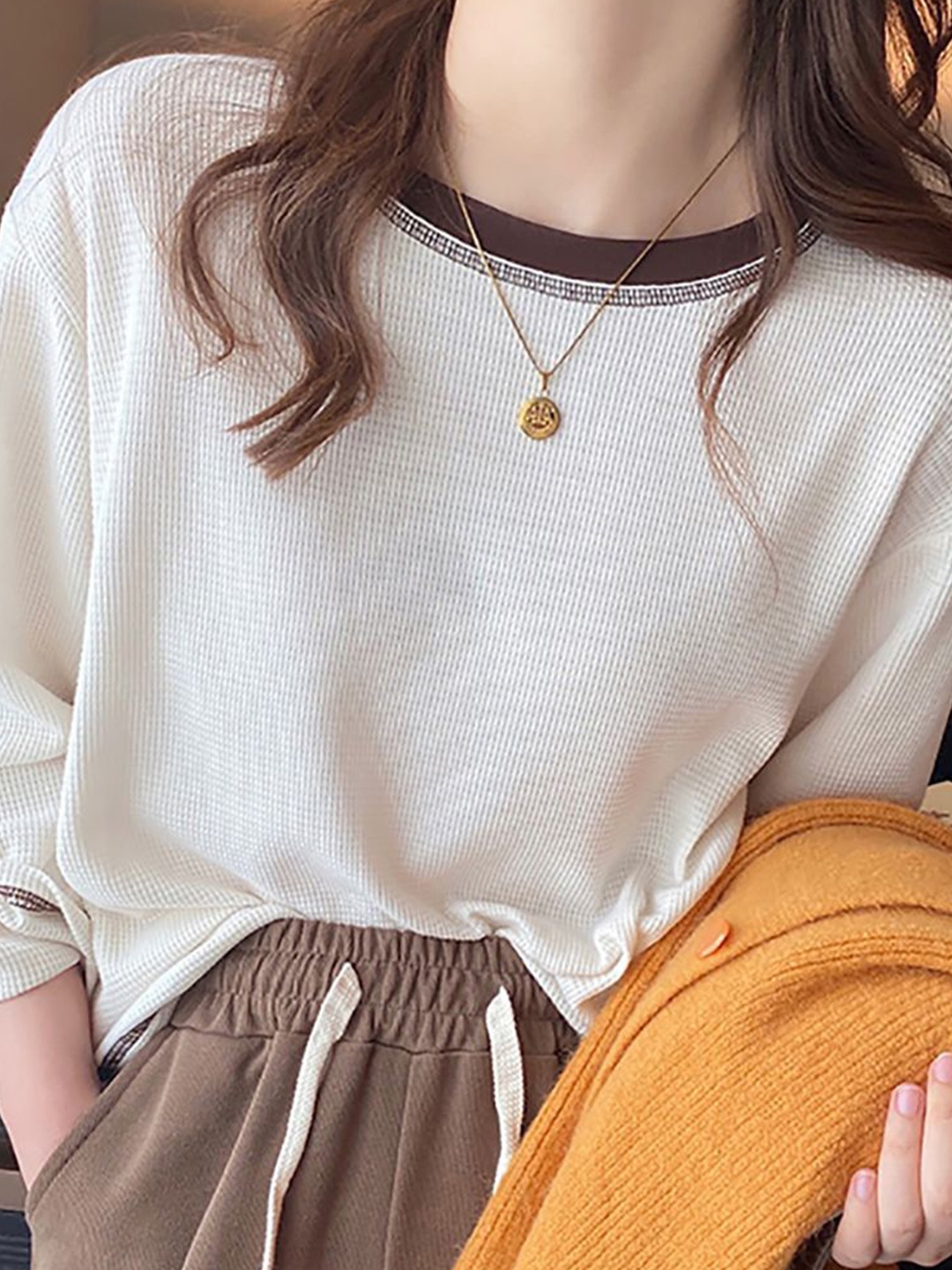 

StyleCast x Revolte Top, Beige