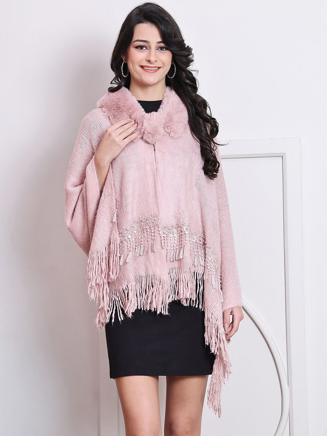 

ELLIS Women Acrylic Mufflers, Pink