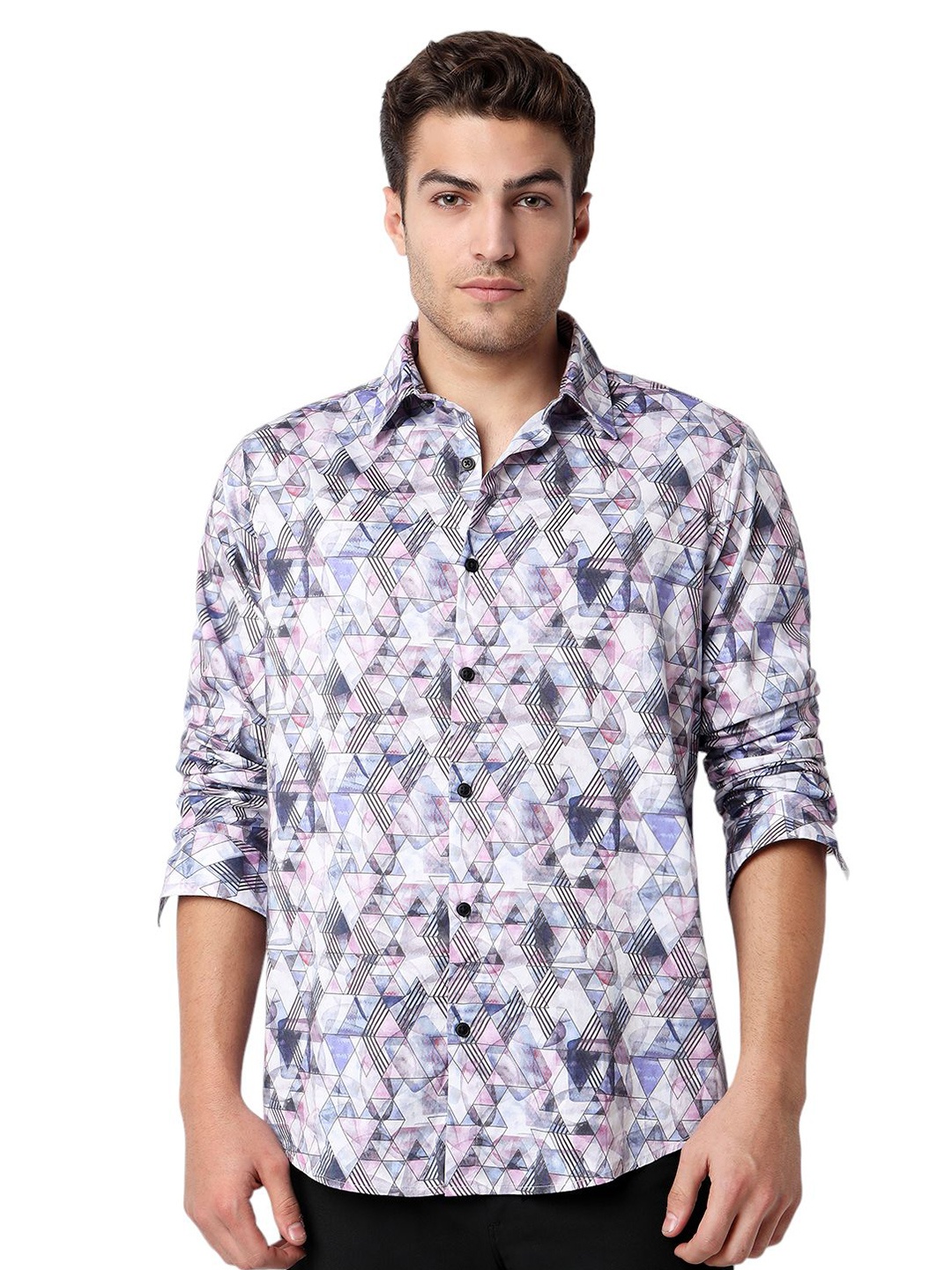 

SPYKAR Men Slim Fit Floral Opaque Printed Casual Shirt, Multi