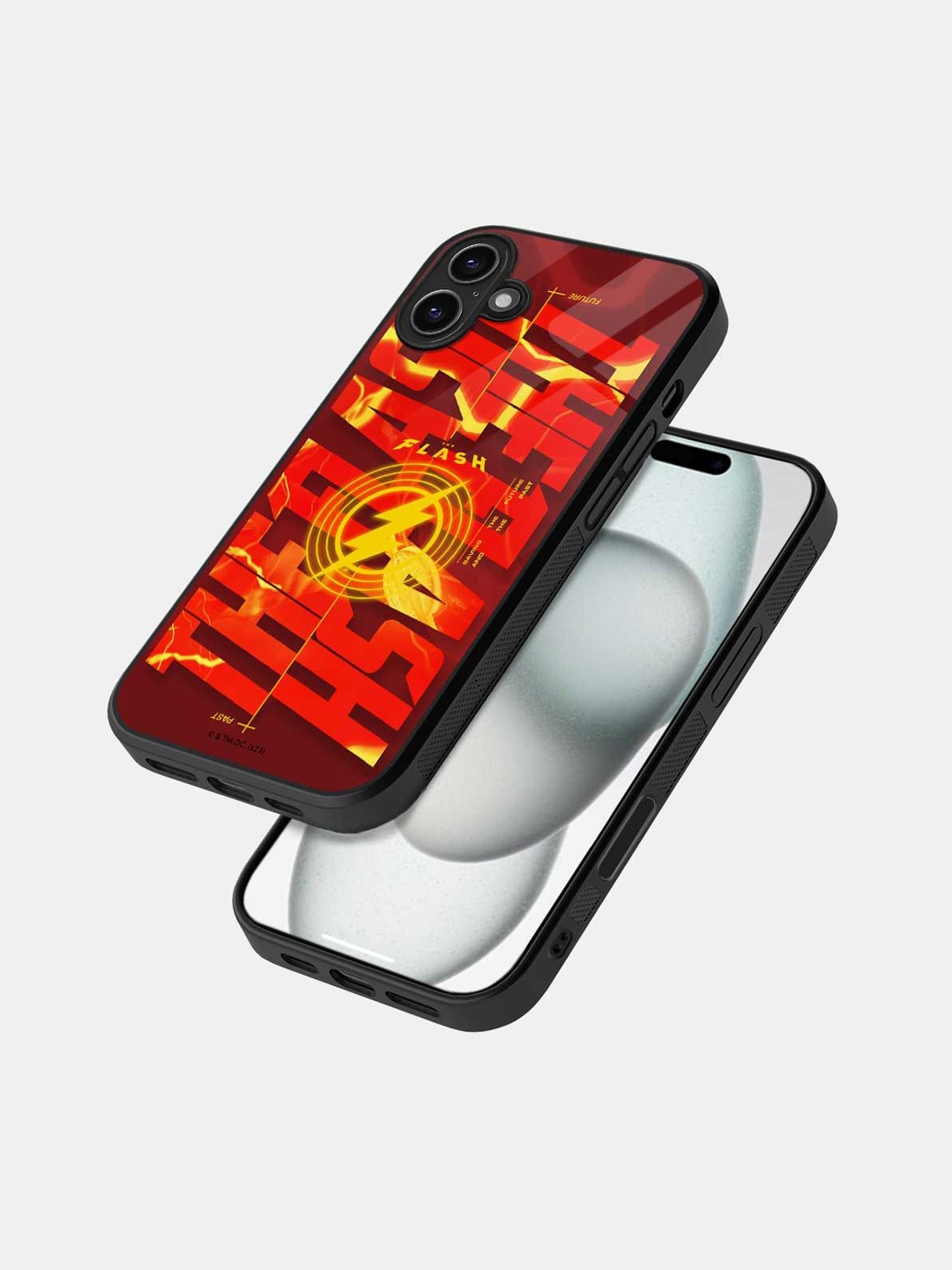 

macmerise Typography Printed iPhone 16 Plus Bumper Case Mobile Accessories, Black
