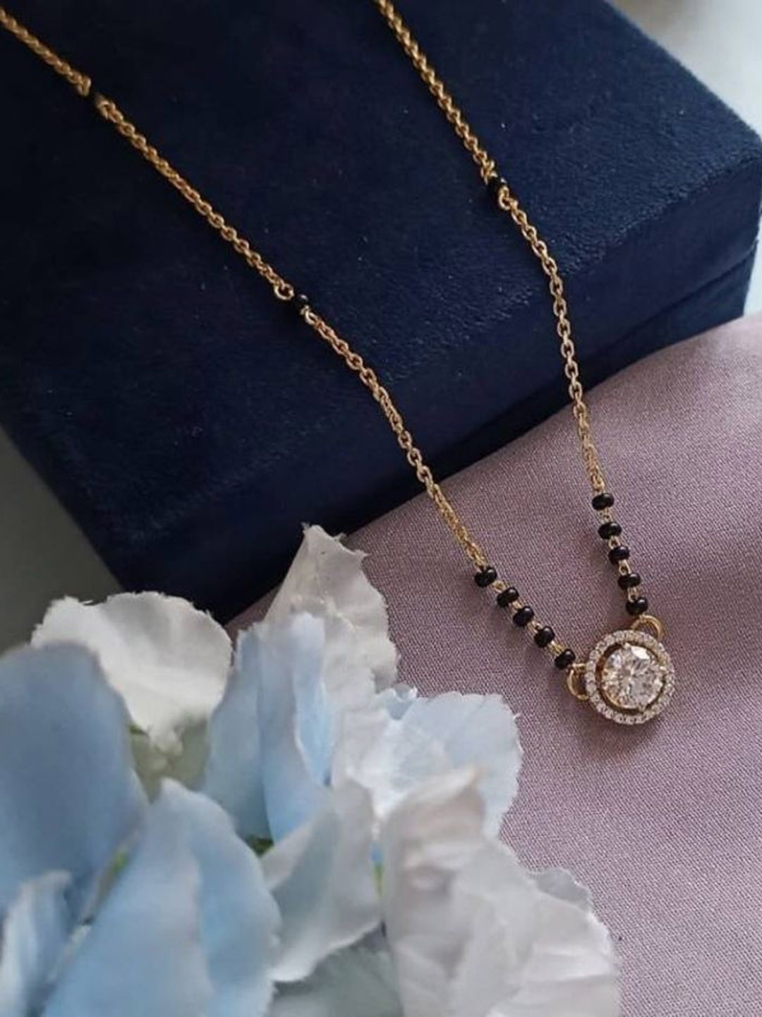 

Wynona Artificial Beads Mangalsutra, Gold