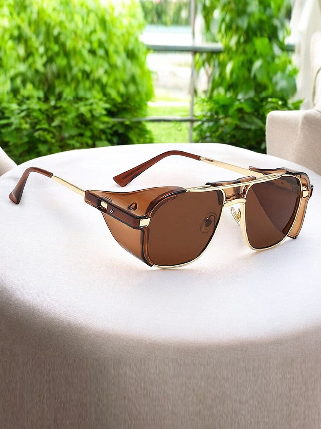 

The Roadster Lifestyle Co Mrf Steampunk Sunglass, Brown