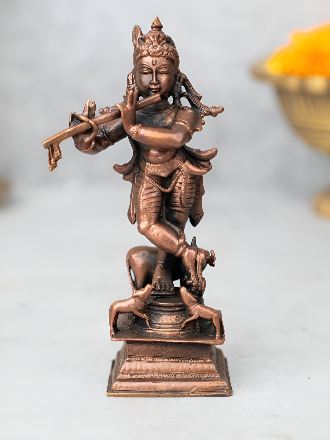 

The Advitya Copper-Toned Religious Idol Showpiece