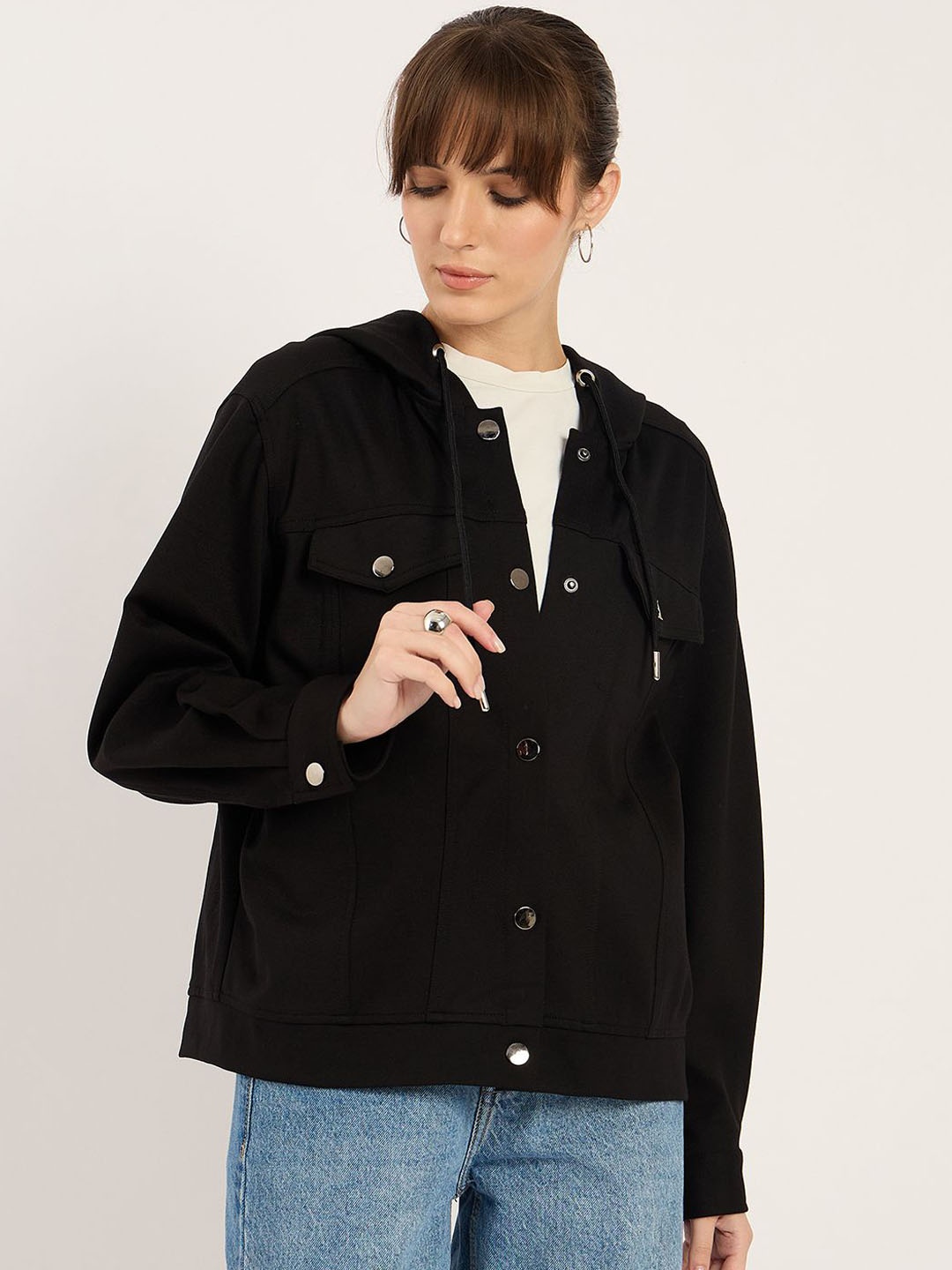 

FEMMELLA Women Lightweight Tailored Jacket, Black