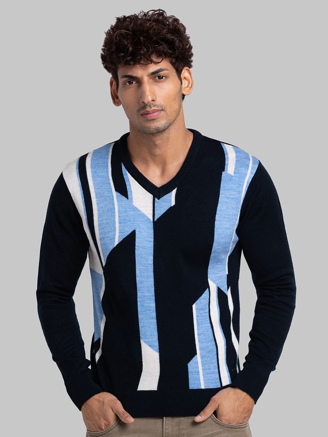 

Parx Men Pullover, Blue