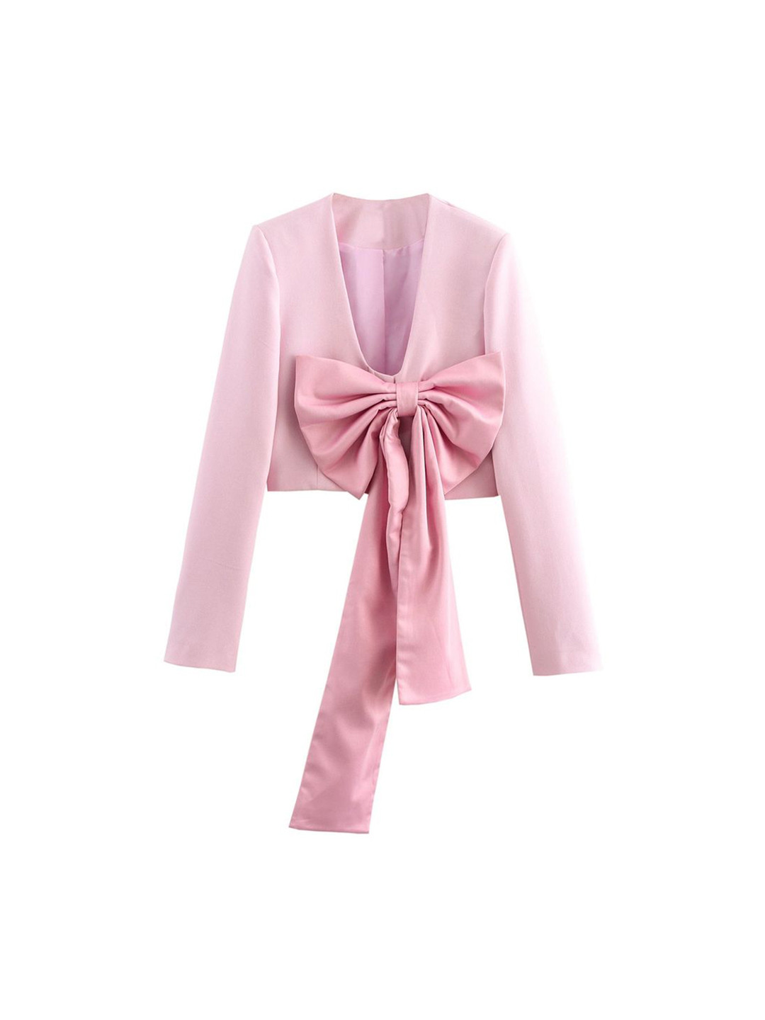 

LULU & SKY Women Single-Breasted Overcoat, Pink