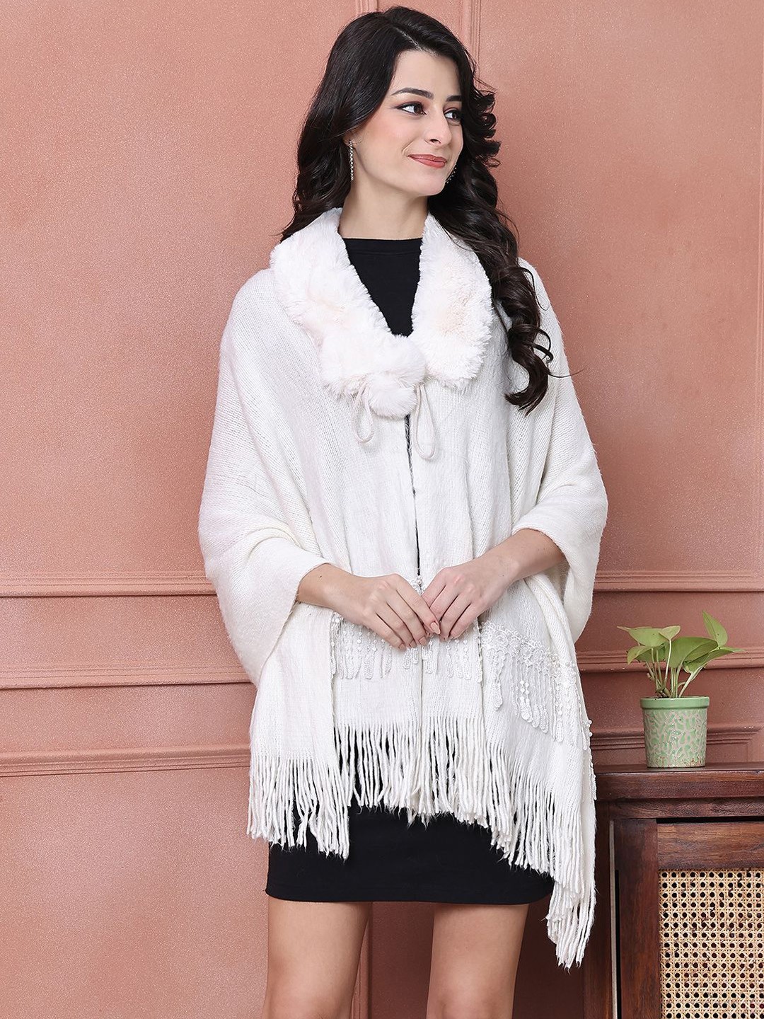 

ELLIS Women Acrylic Mufflers, White