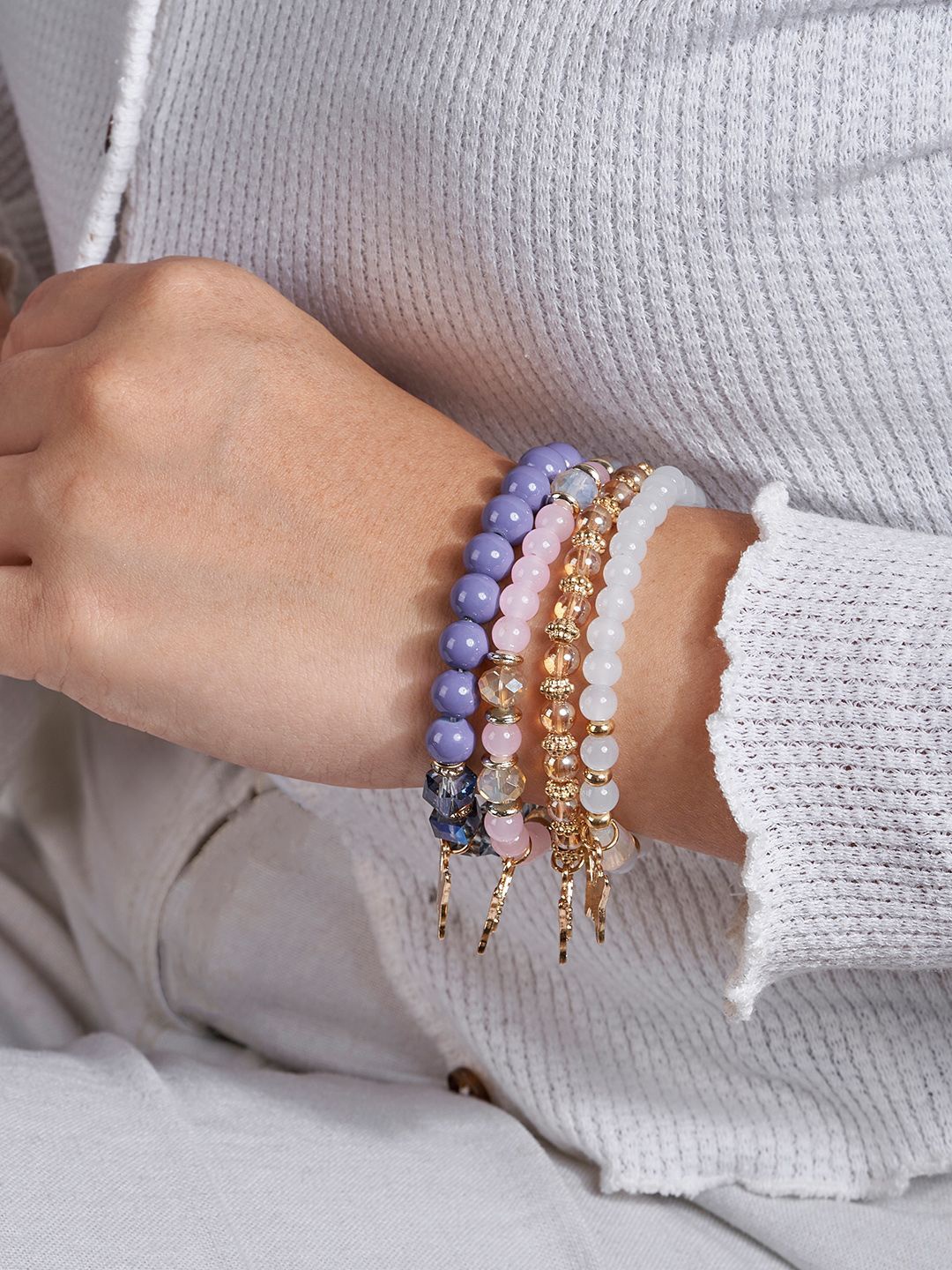 

JOKER & WITCH Women 4 Bracelet, Blue