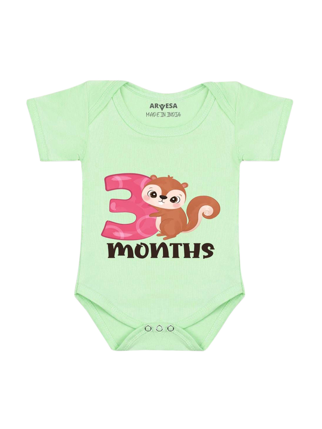 

Arvesa Infants Printed Bodysuit, Green