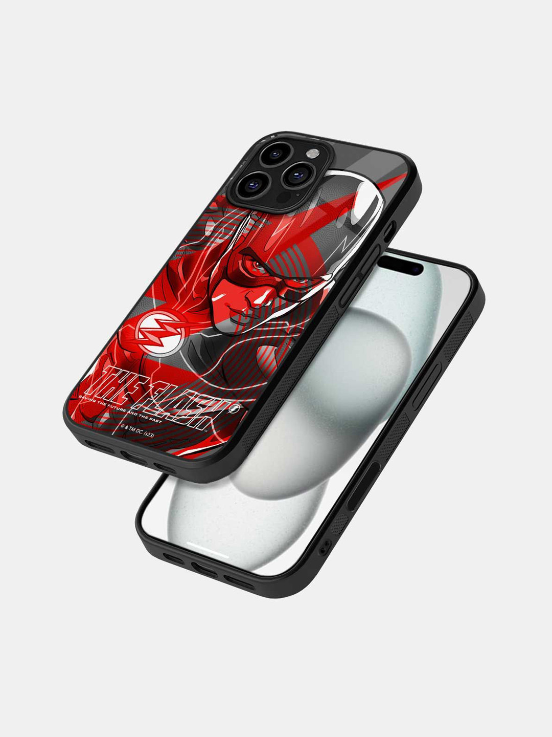 

macmerise Cartoon Characters Printed iPhone 16 Pro Bumper Case Mobile Accessories, Black