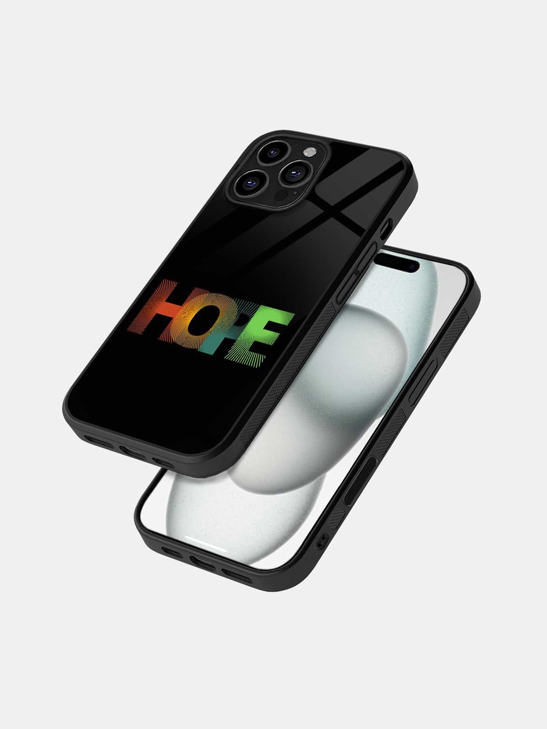

macmerise Tropical Printed iPhone 16 Pro Max Bumper Case Mobile Accessories, Black