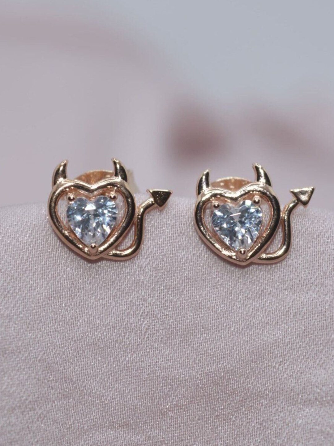 

Luxevogue Contemporary Hoop Earrings, Rose gold