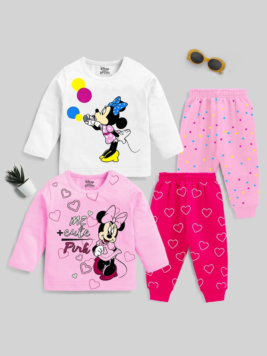 

Disney By Miss and Chief Girls Printed T-shirt, Pink