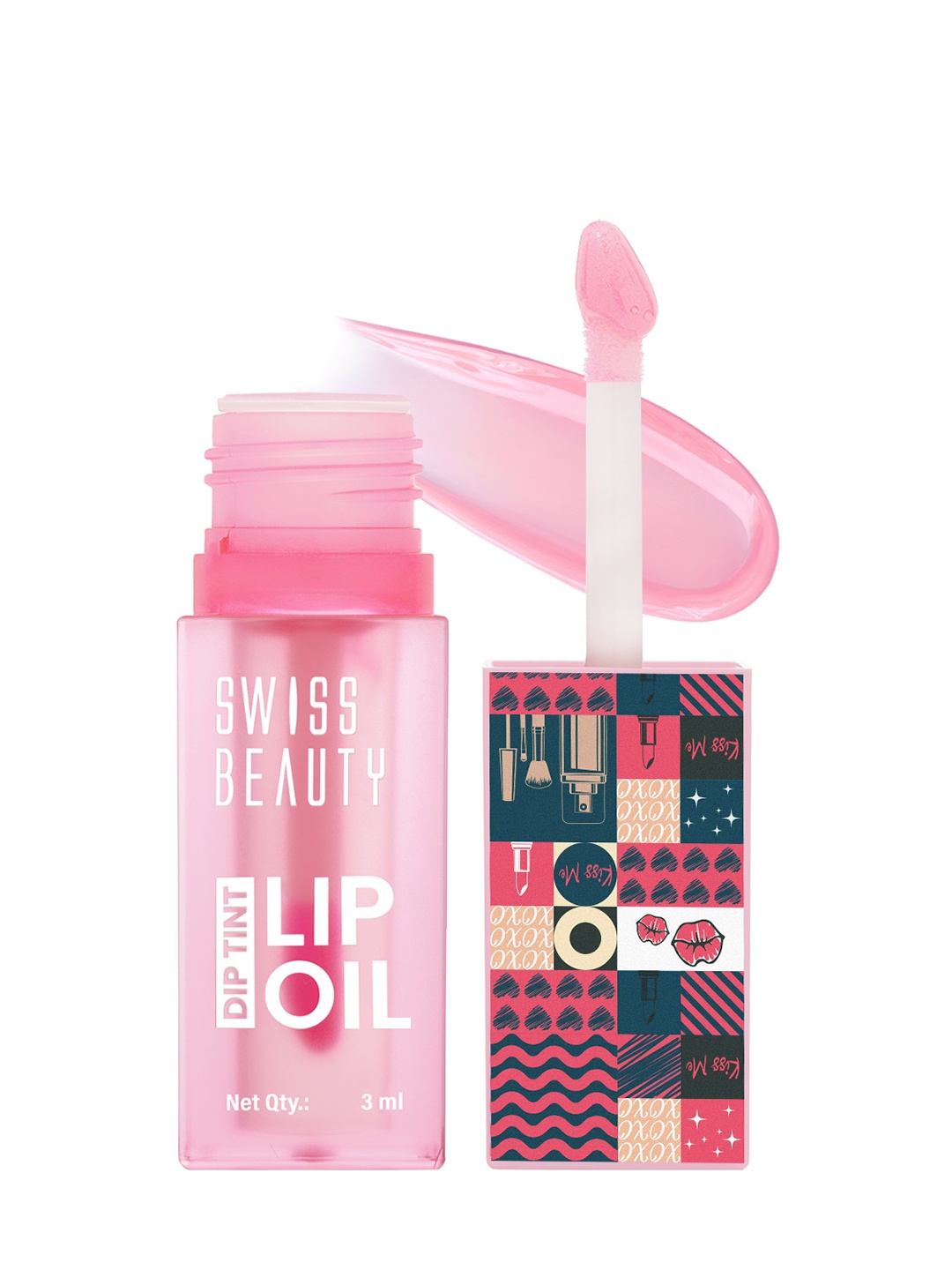 

SWISS BEAUTY Dip Tint Lip Oil 3 ml - Peach, Pink
