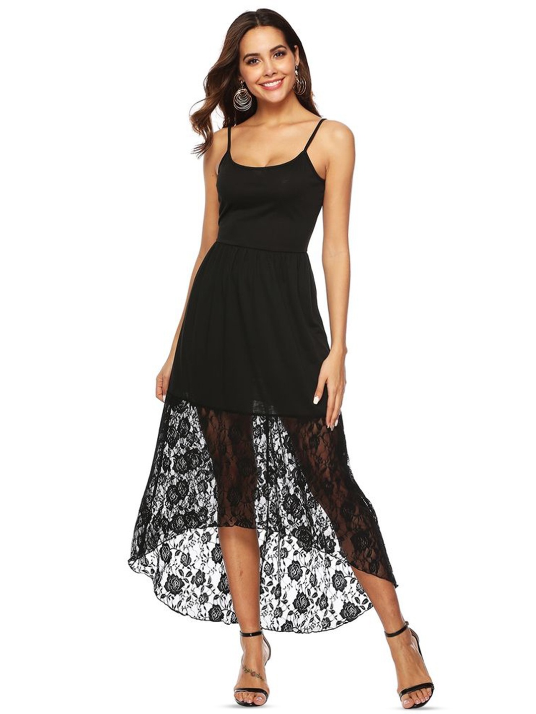 

LULU & SKY Maxi Dress, Black