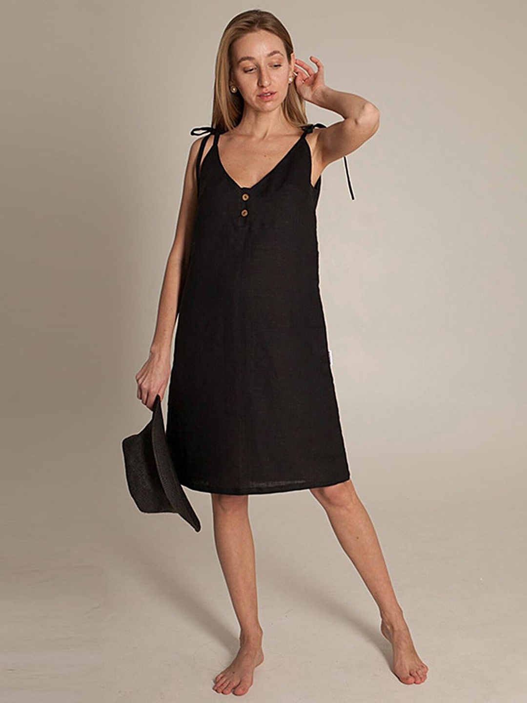 

LULU & SKY A-Line Dress, Black