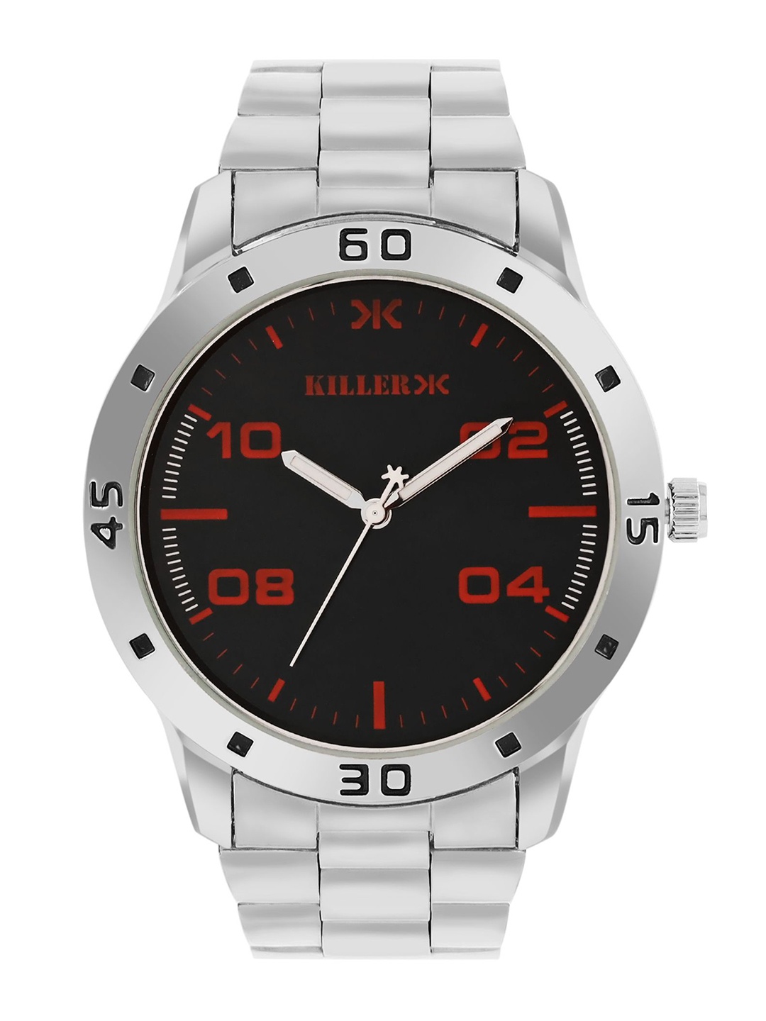 

Killer Men Brass Printed Dial & Straps Analogue Watch KL24-1B, Black