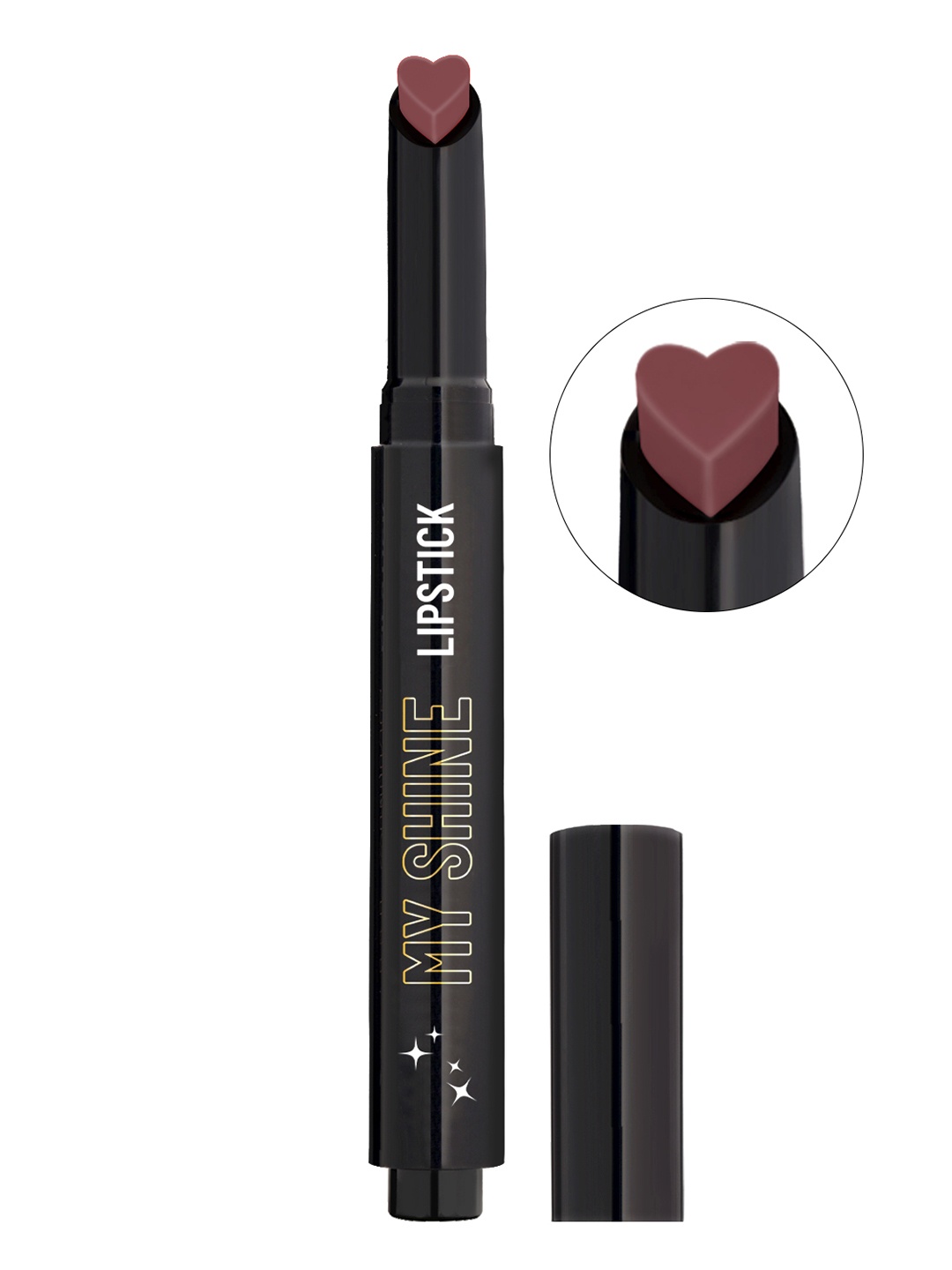 

SWISS BEAUTY My Shine High Pigmented & Long-Lasting Lipstick - Truly Brown 07