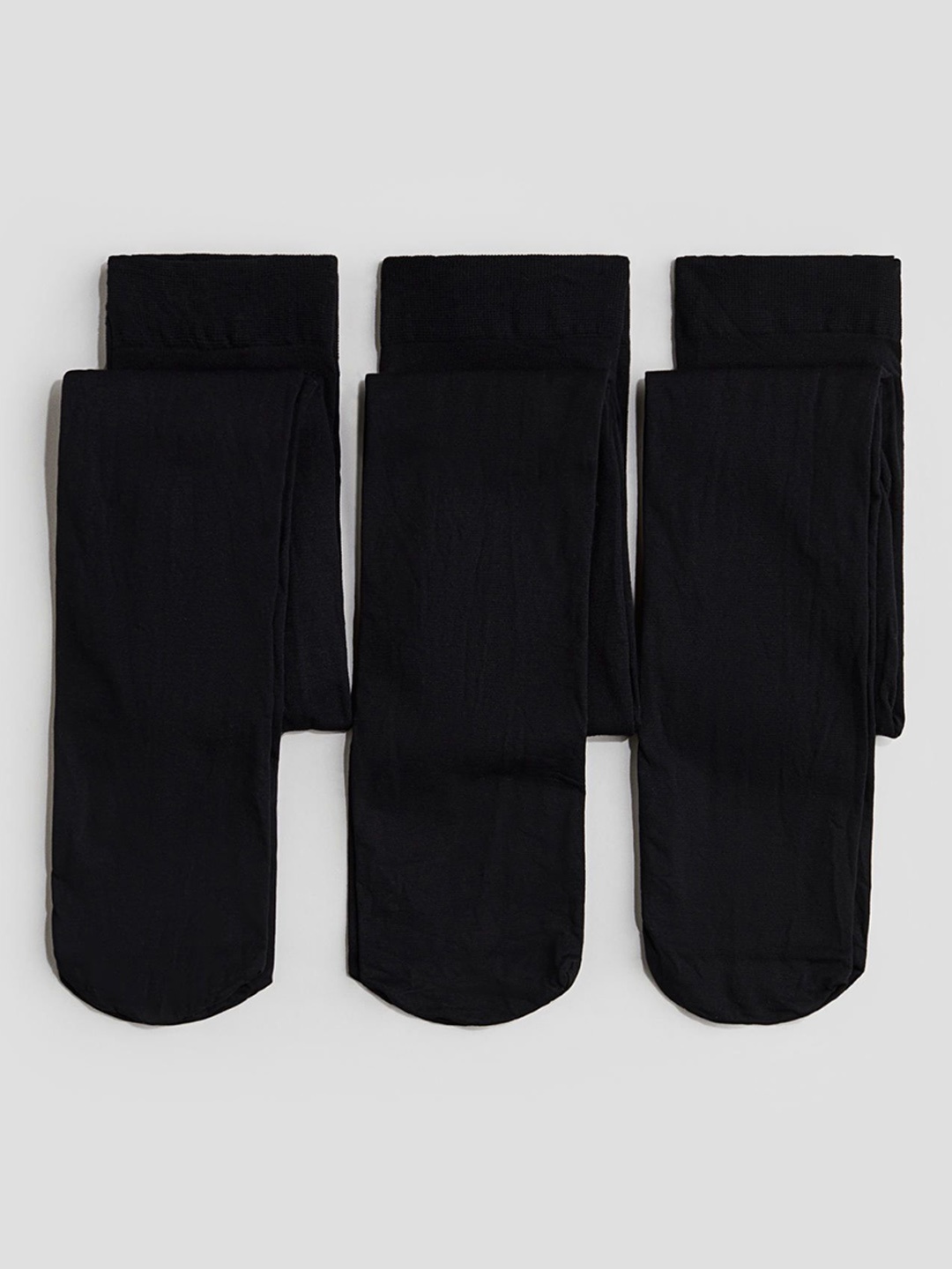 

H&M 3-Pack Tights, Black