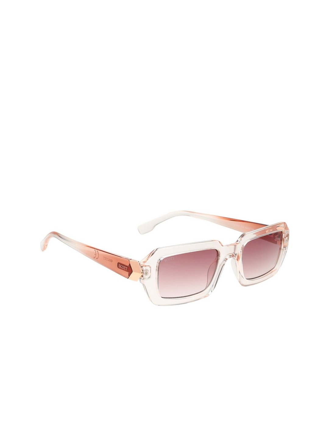 

SCOTT Women Rectangle Sunglasses with UV Protected Lens, Pink