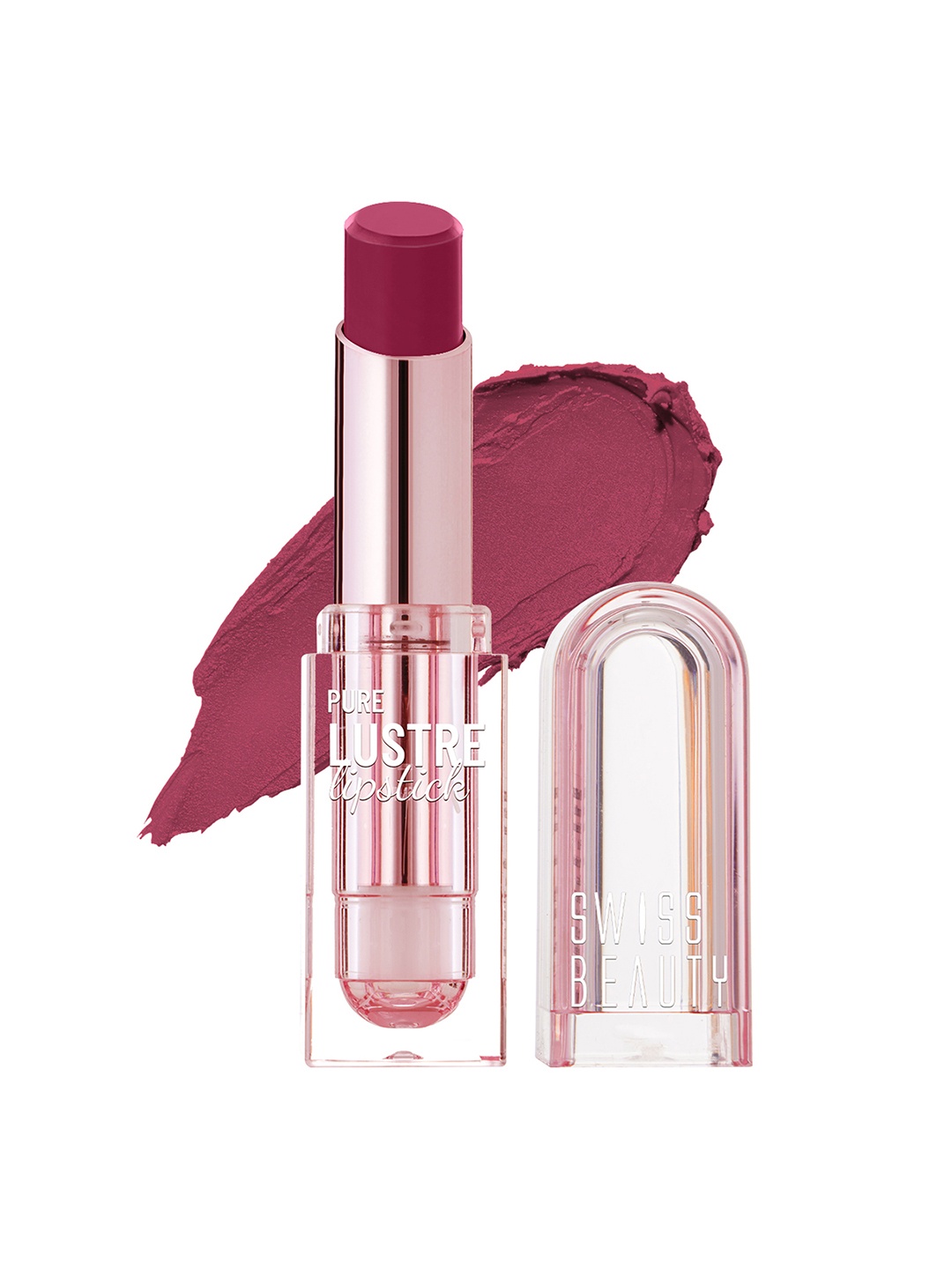 

SWISS BEAUTY Pure Lustre Lipstick with Vitamin E - Lovin Raisins 10, Pink