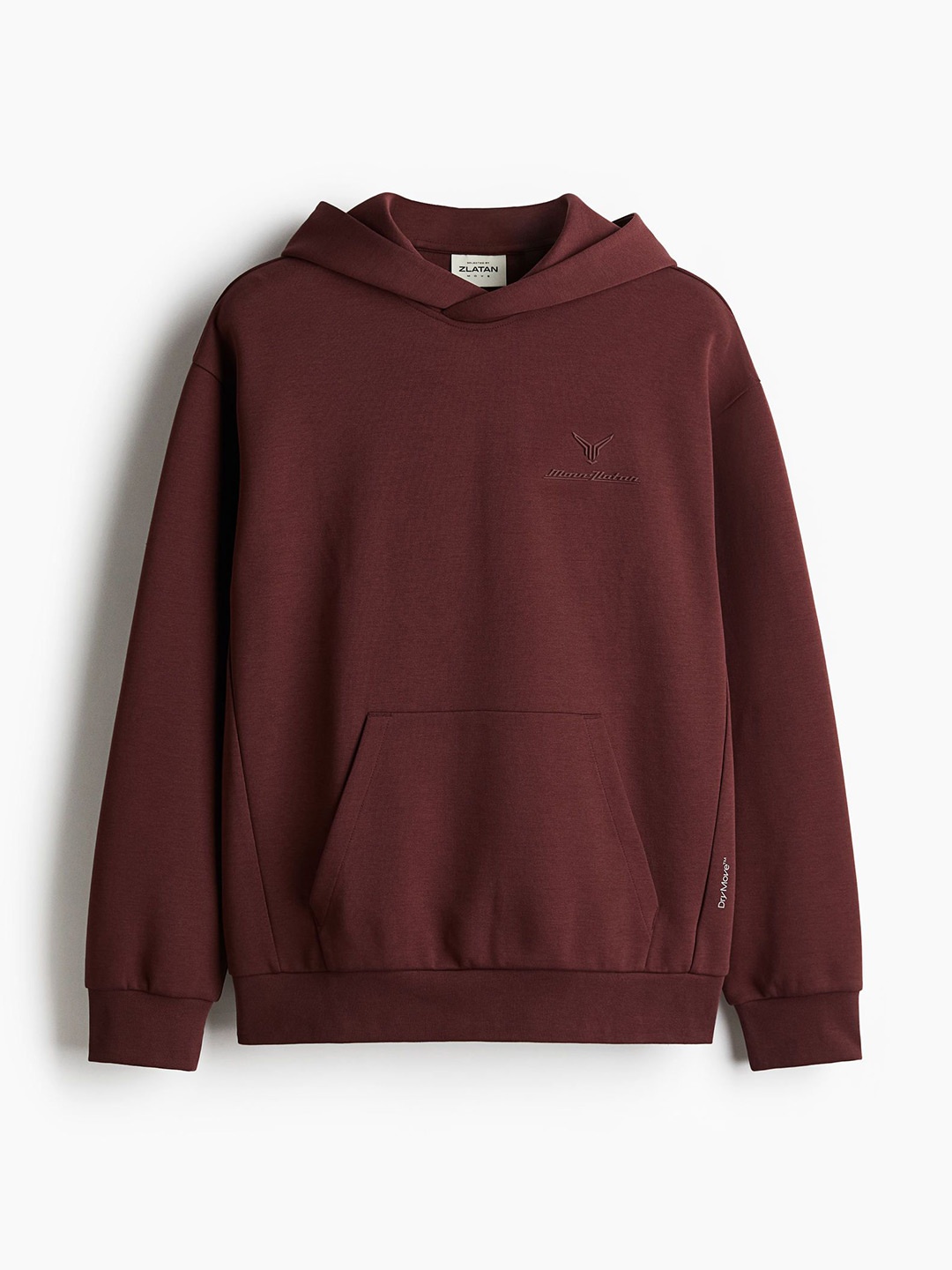 

H&M Loose Fit Sports Hoodie In DryMove, Red