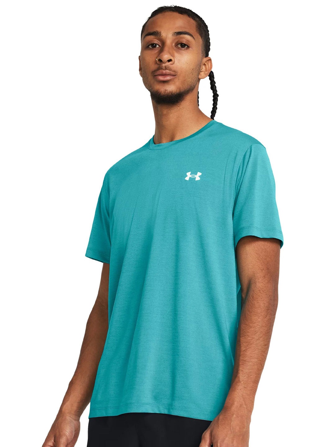 

UNDER ARMOUR UA Launch Short Sleeve Slim-Fit T-Shirt, Blue