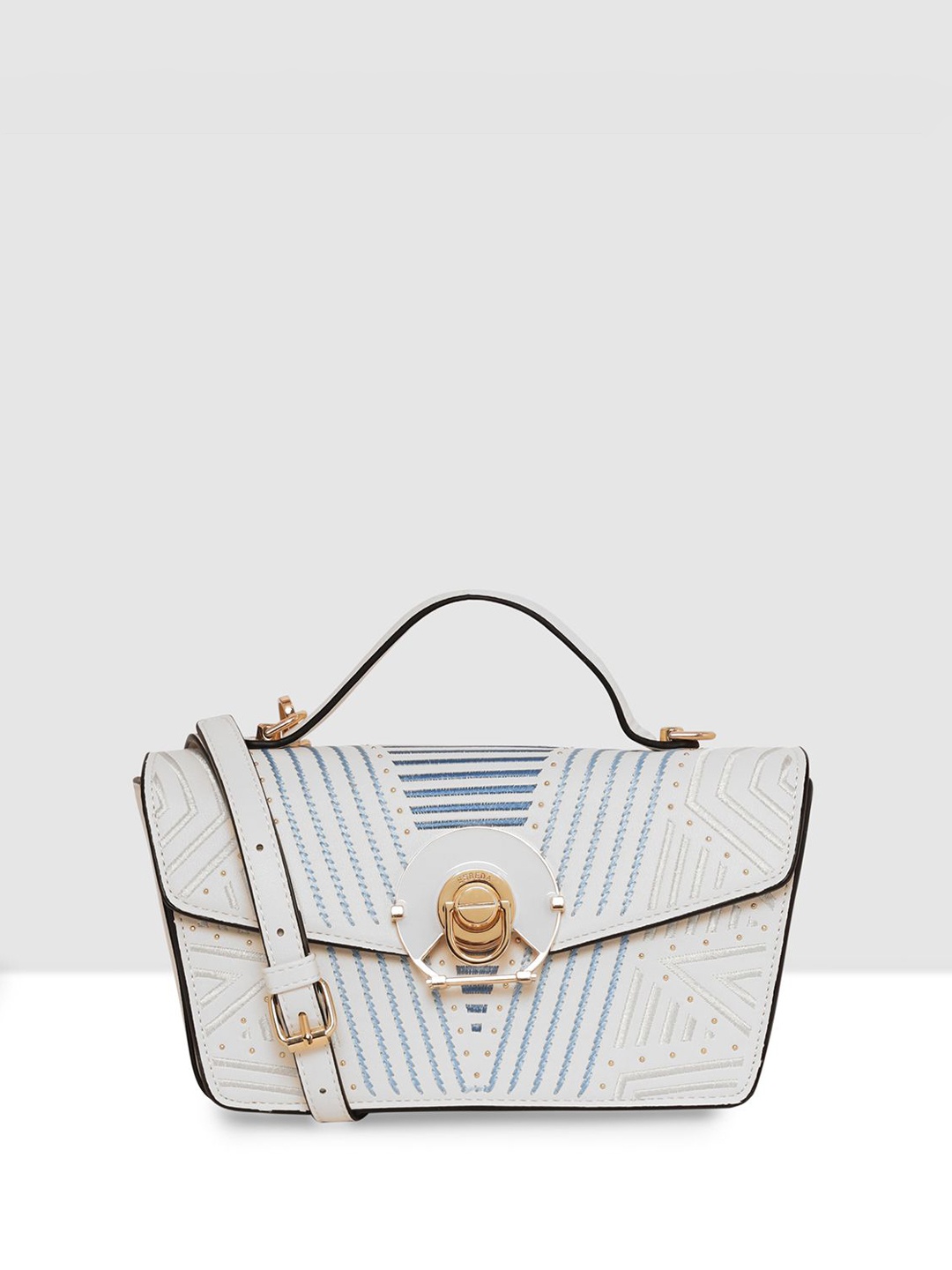 

ESBEDA PU Swagger Sling Bag, White