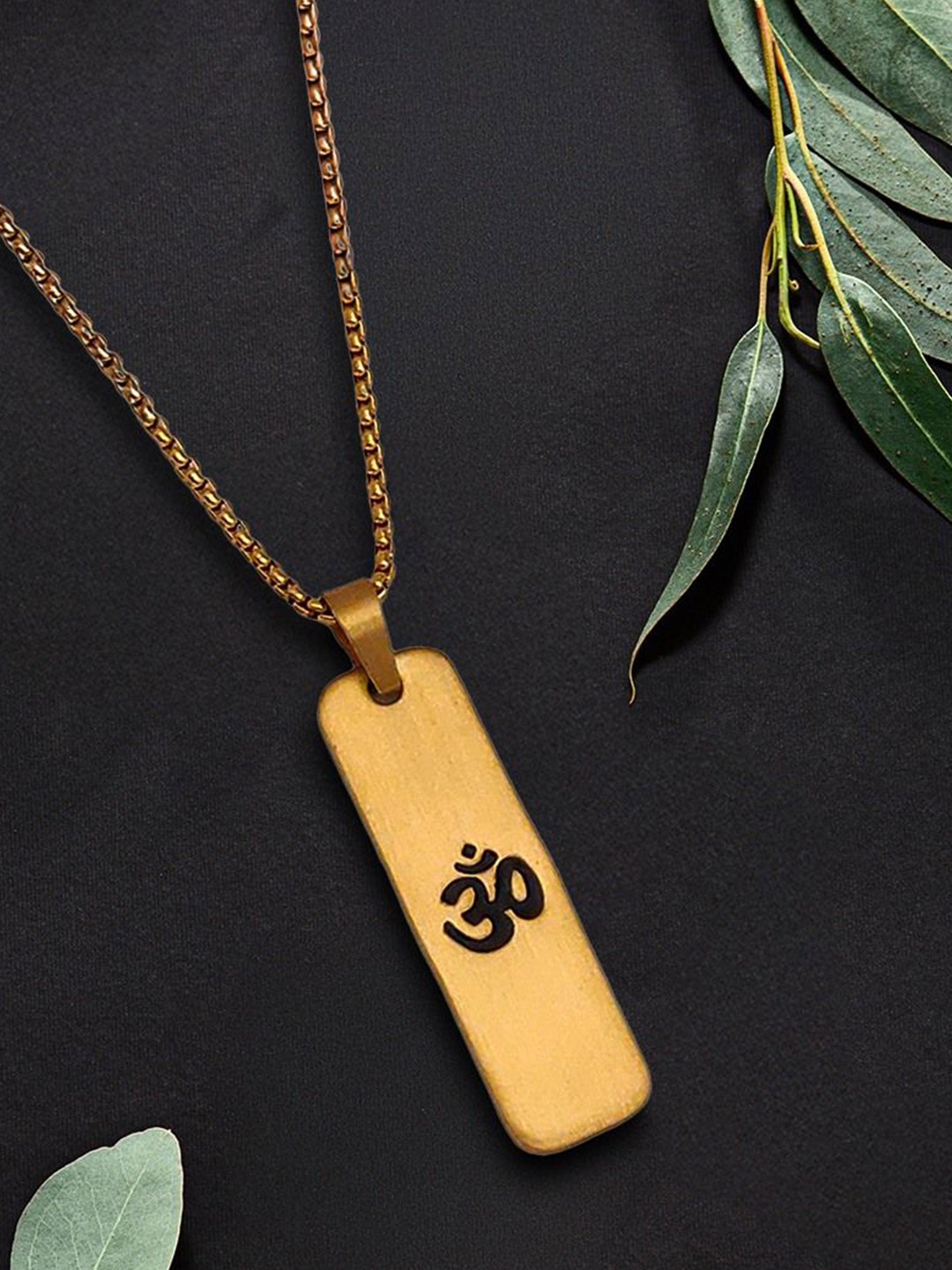 

Astrotalk Gold Plated Om Pendant