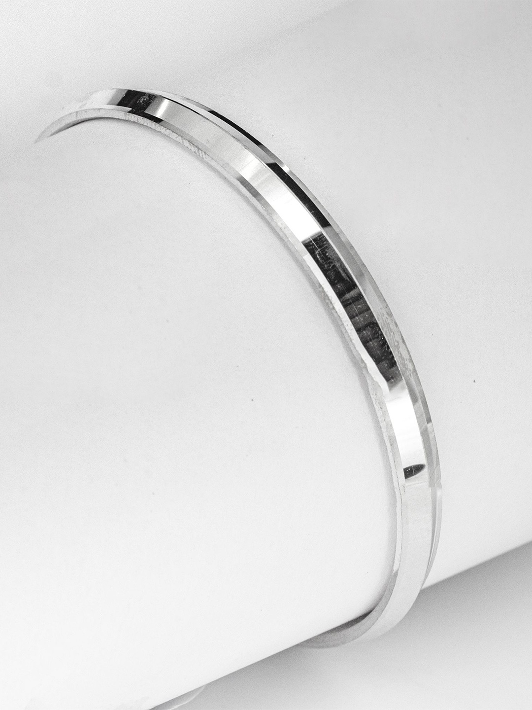 

De Flossy Silver Men Sterling Silver Kada Bracelet