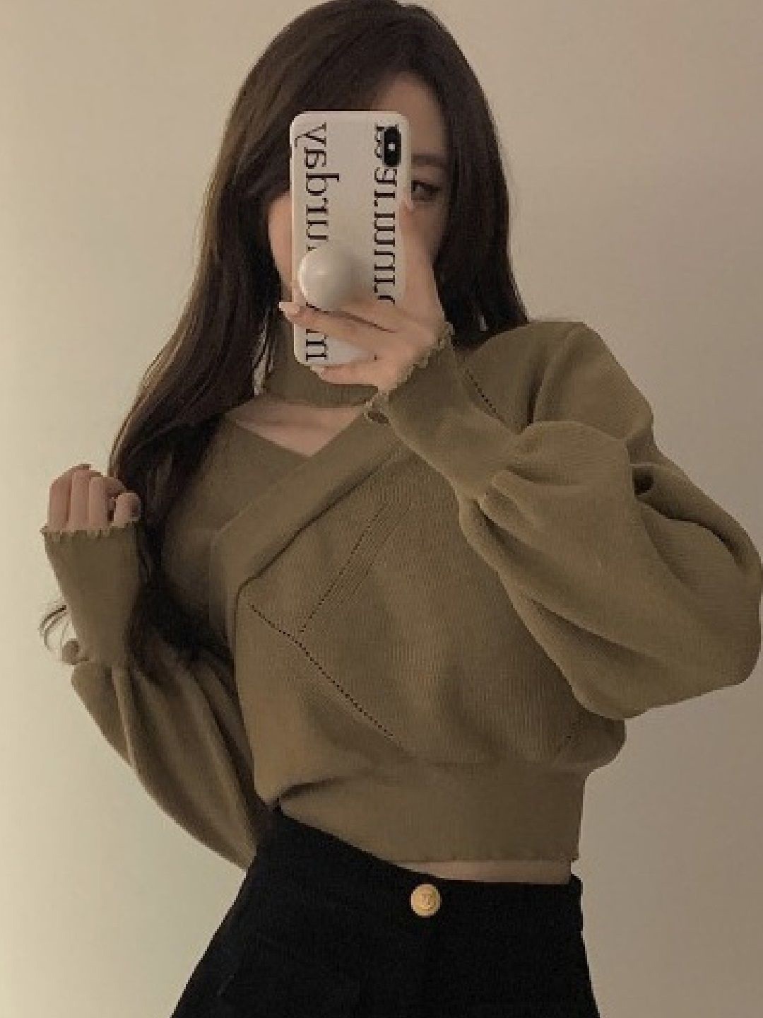 

StyleCast Woollen Top, Brown