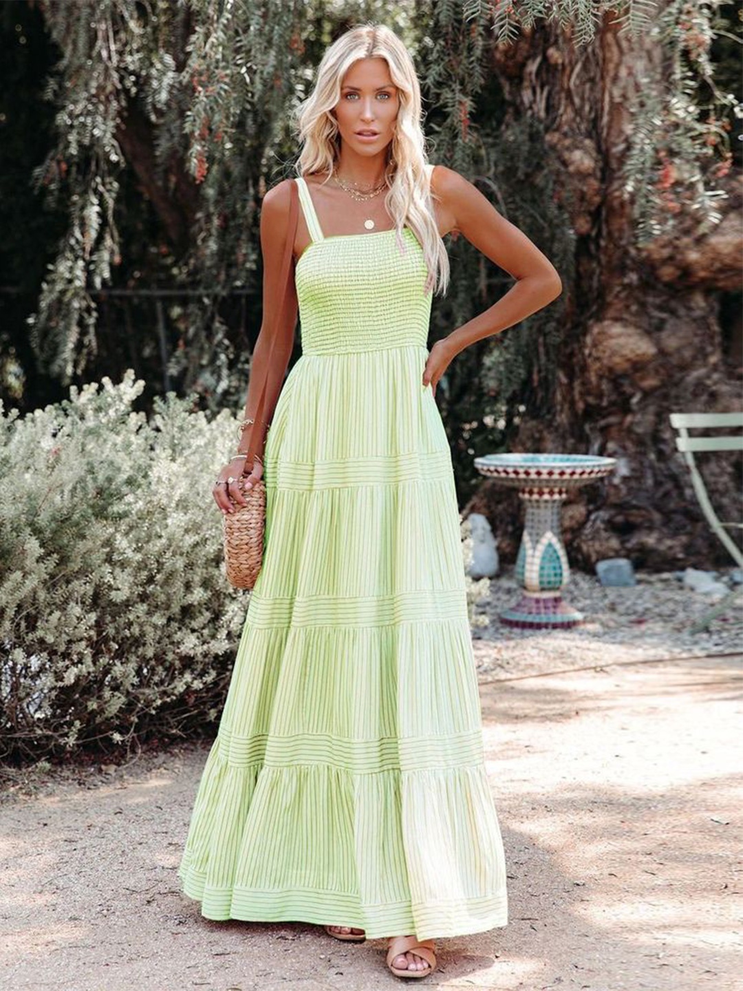 

LULU & SKY Maxi Dress, Green