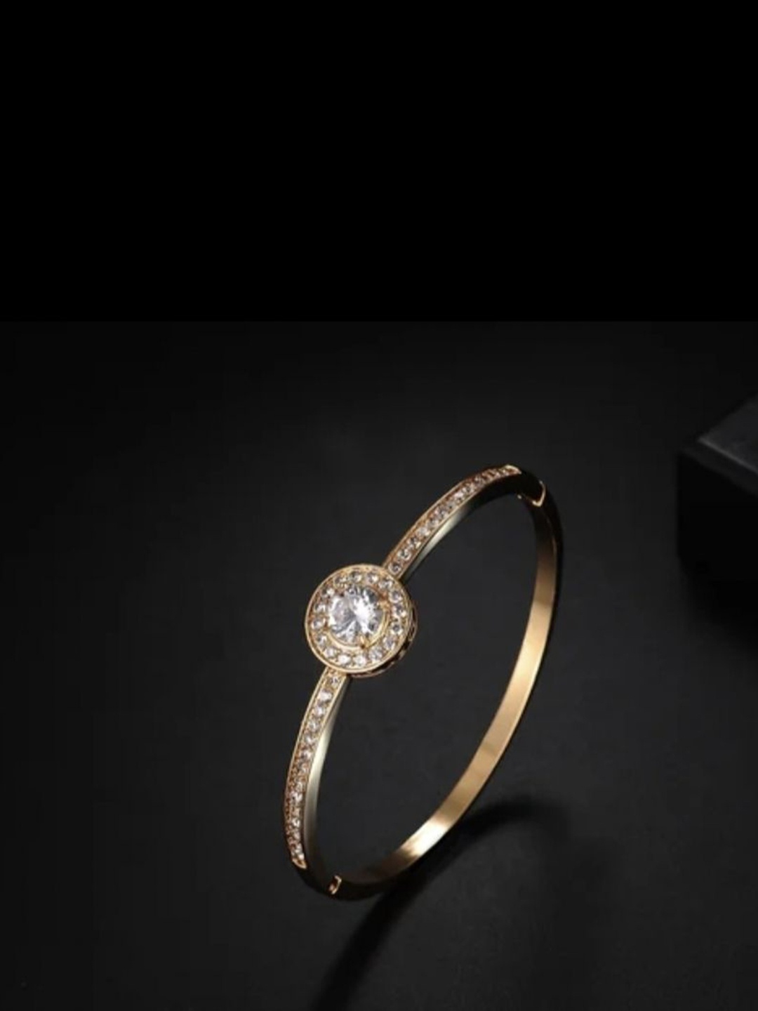 

V FASHION JEWELLERY Women Rose Gold-Plated Kada Bracelet