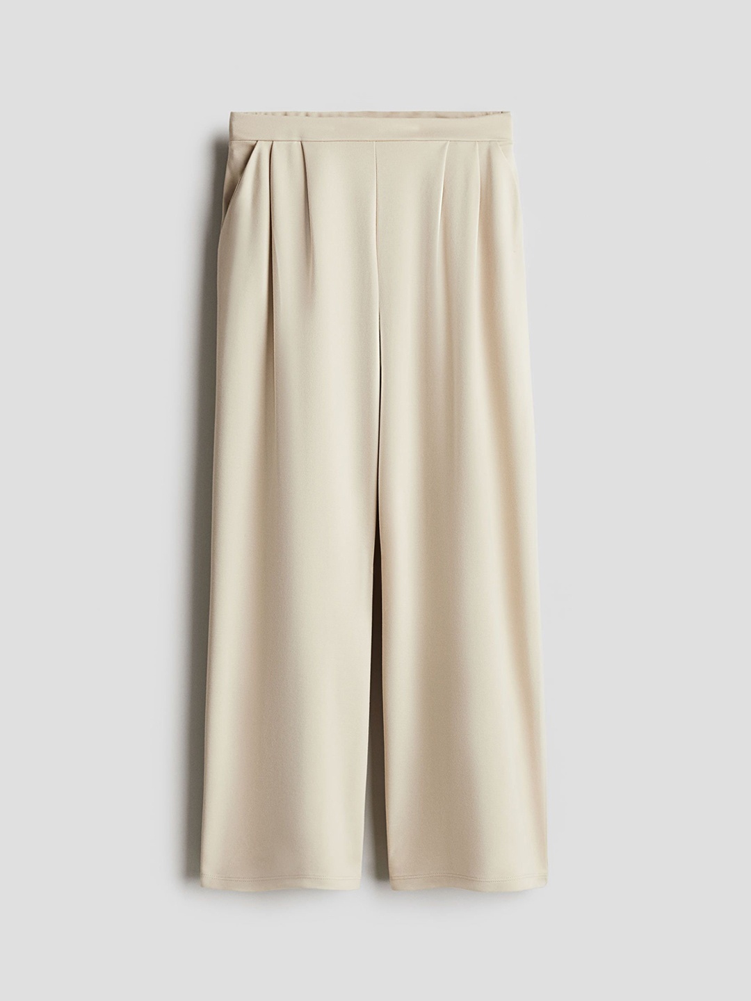 

H&M Girls Heavy Jersey Trousers, Beige