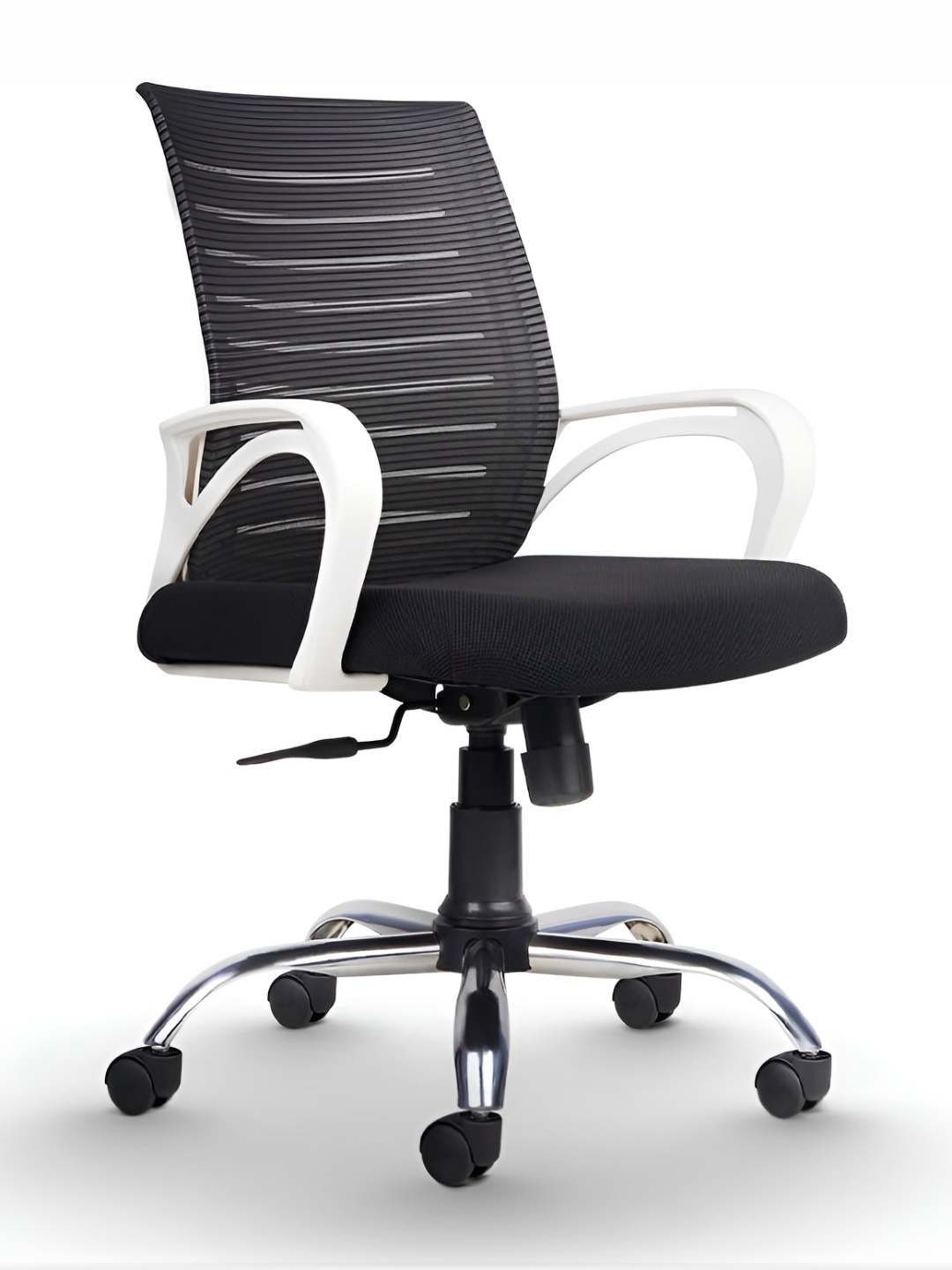 

CELLBELL White & Black Mid Back Mesh Office Executive Chair