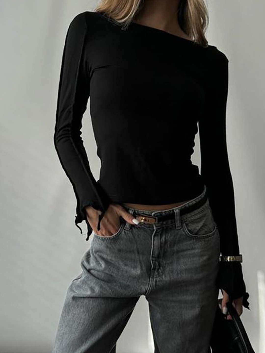 

LULU & SKY Top, Black