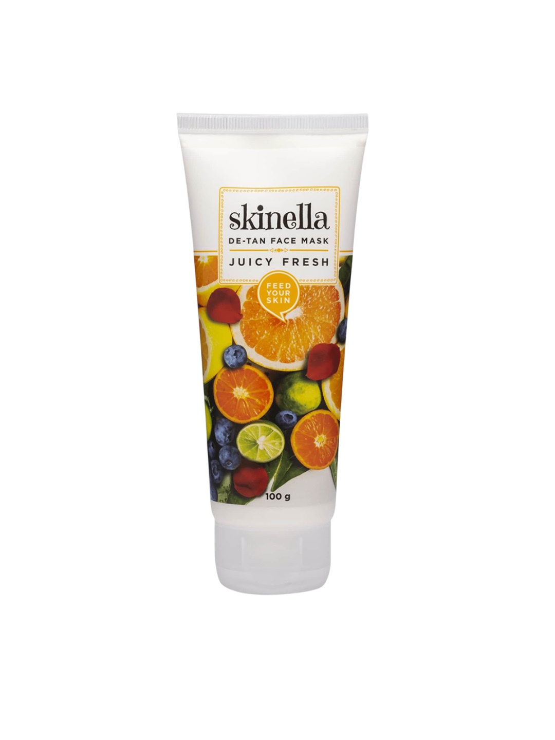 

skinella Juicy Fresh De-Tan Face Mask - 100 g, White