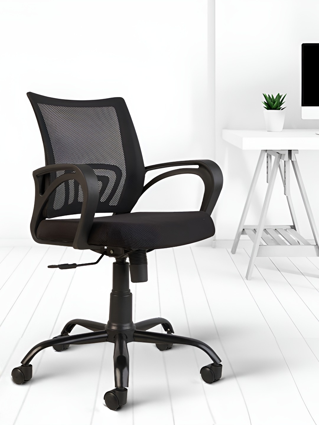 

CELLBELL Zenith C107 Black Mesh Adjustable Study Chair