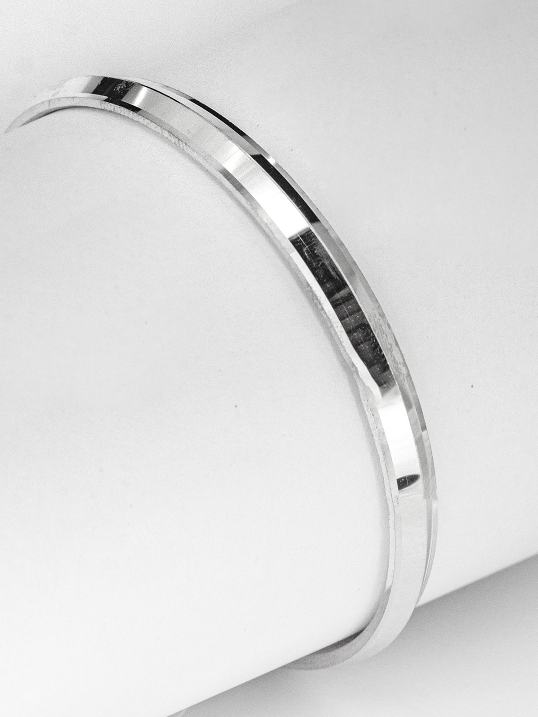 

De Flossy Silver Men Sterling Silver Kada Bracelet