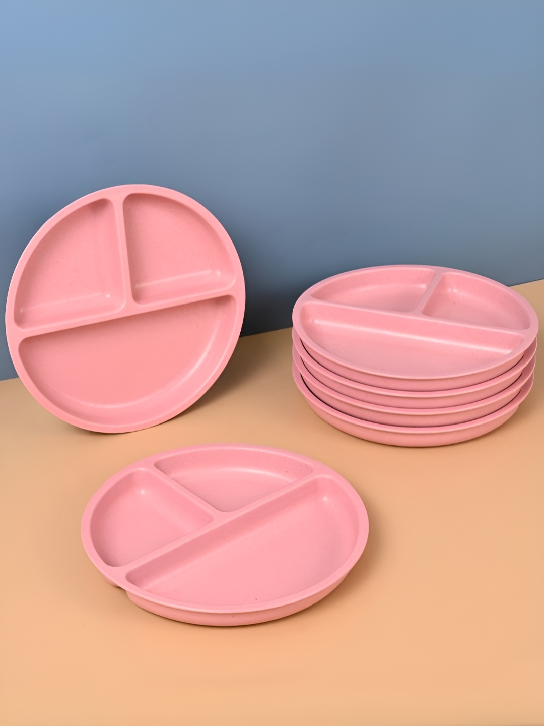 

eha Pink 6 Pieces Dishwasher Safe Plates