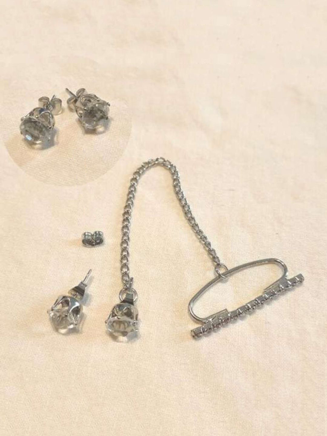 

styledose Classic Studs Earrings, Silver