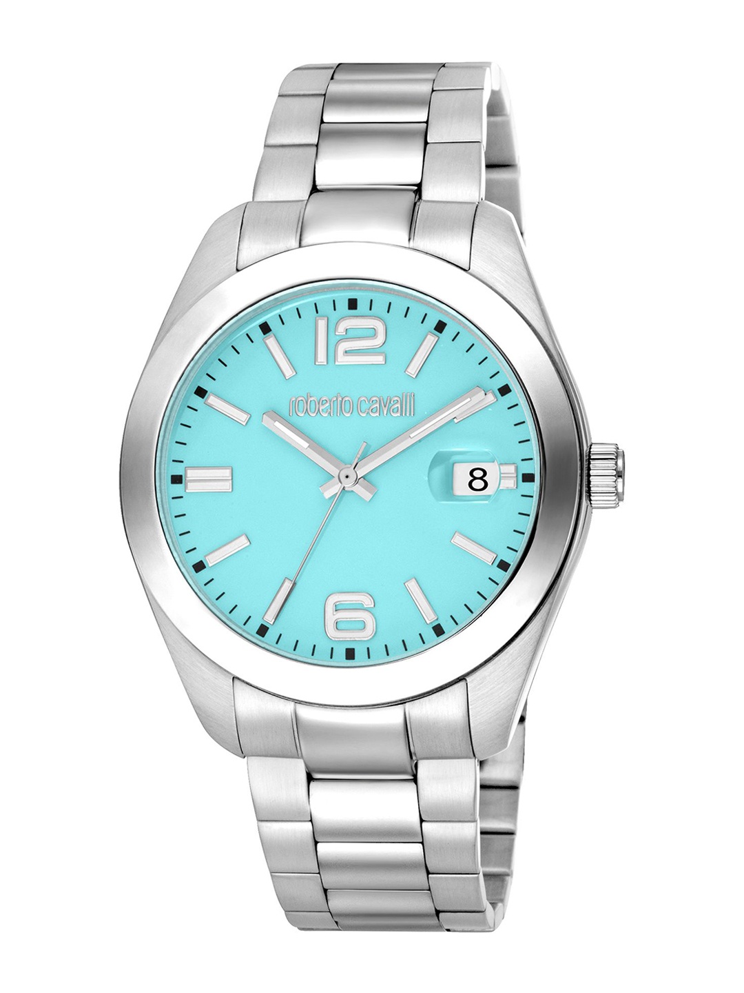 

Roberto Cavalli Men Dial & Stainless Steel Straps Analogue Watch RC5G051M0025, Silver