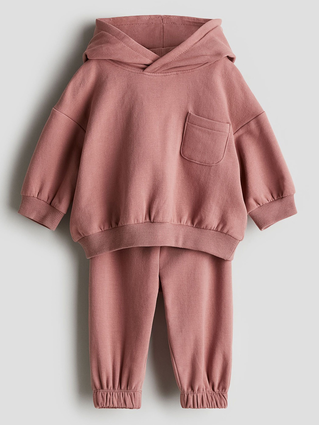 

H&M 2-Piece Cotton Sweatshirt Set, Pink
