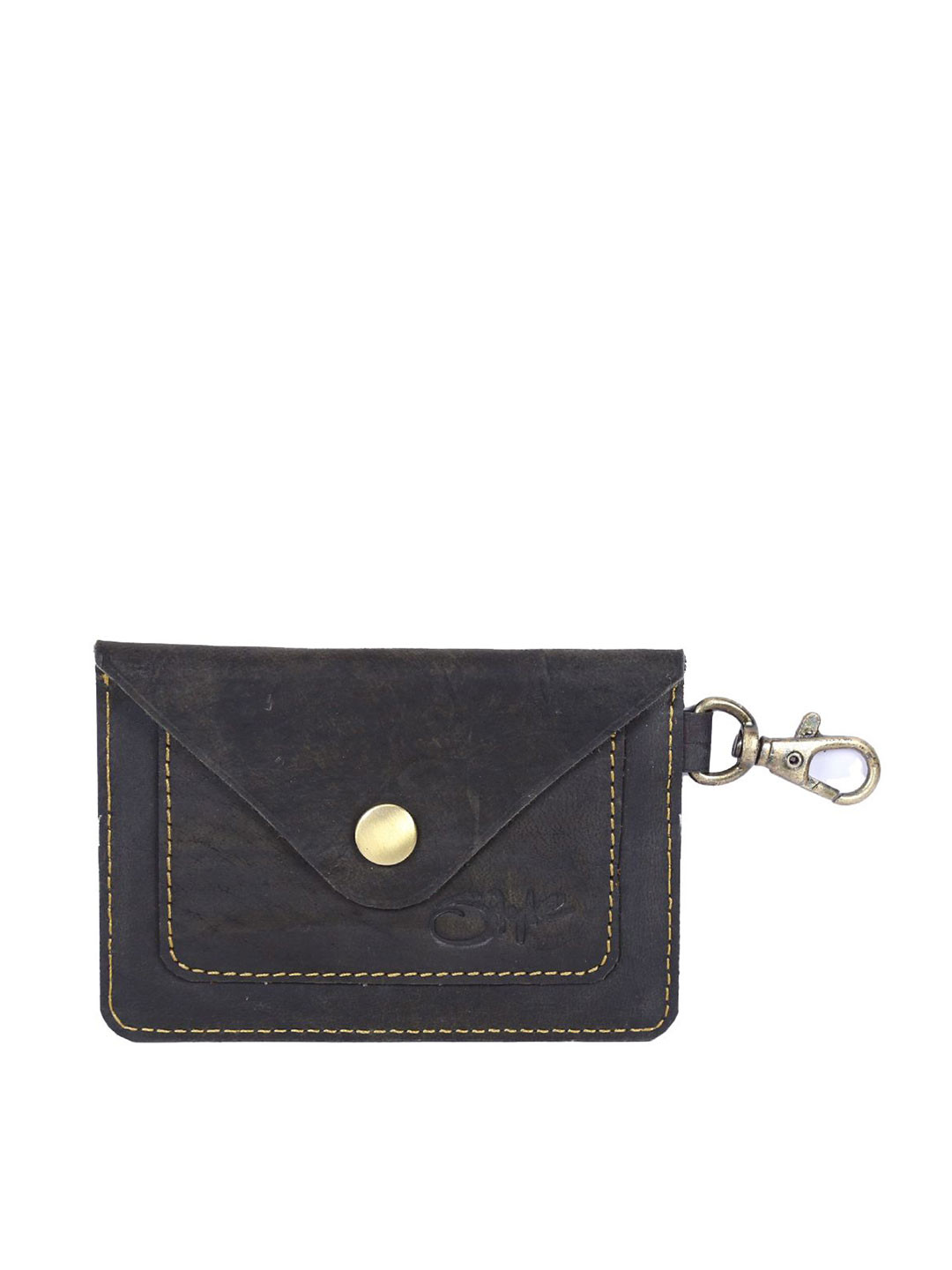 

Style Shoes Unisex Leather Card Holder, Black