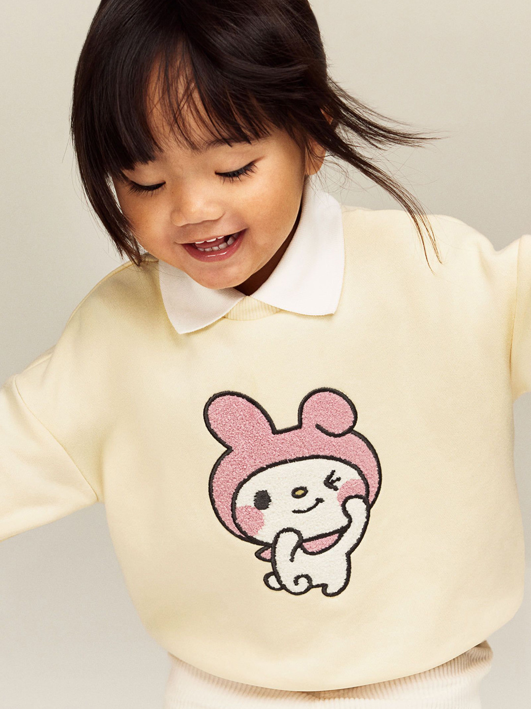 

H&M Boys Motif-detail Sweatshirt, Yellow
