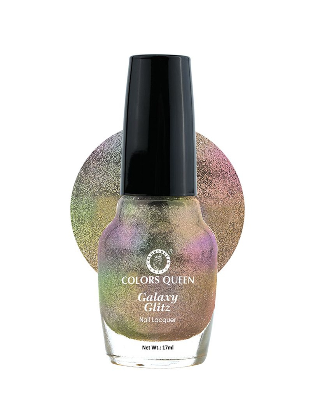 

Colors Queen Galaxy Glitz Glossy Finish Nail Lacquer-17ml-Unicorn-06, Multi