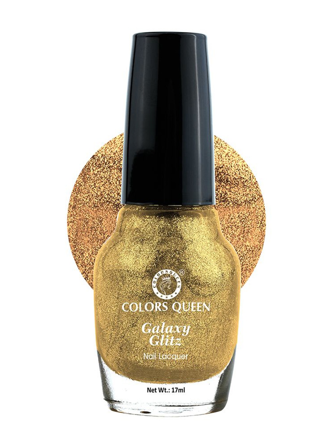 

Colors Queen Galaxy Glitz Nail Lacquer 17ml - Sibrian Shimmer15, Orange